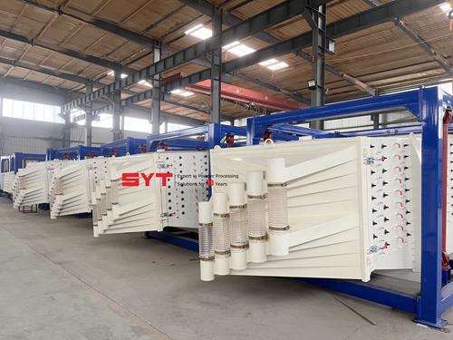 方形搖擺篩篩分過程中的靜電如何處理？